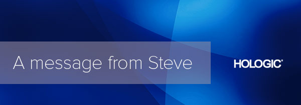 A Message from Steve